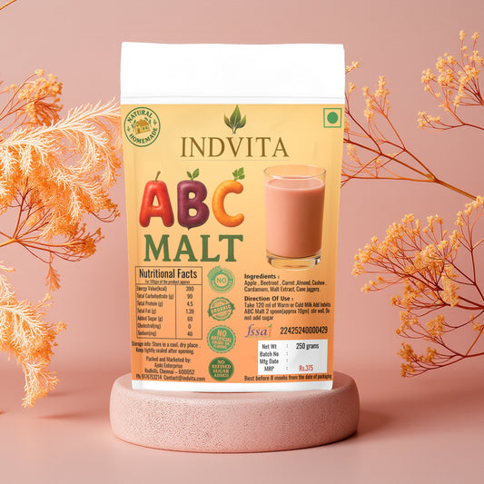 ABC Malt Health Drink Mix for Kids & Adults – Nutritious Vitamin-Rich, Rich in antioxidants, Strength & Wellness