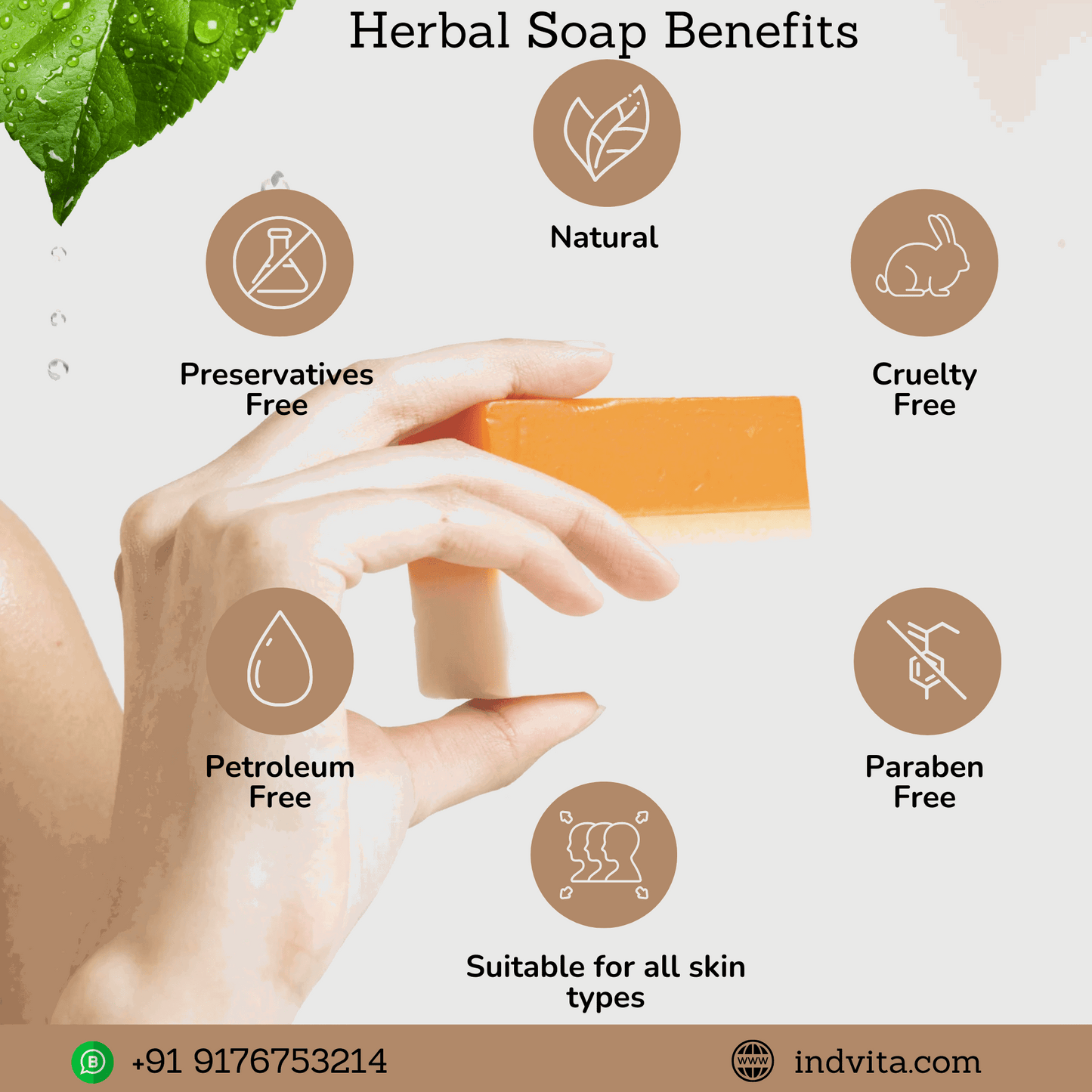 Cold Processed - Goat Milk Hydrating Soap - INDVITA