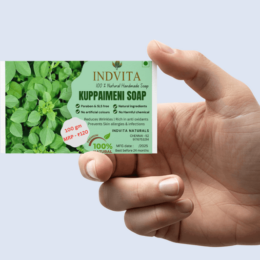 Cold Processed - Kuppaimeni Soap - INDVITA