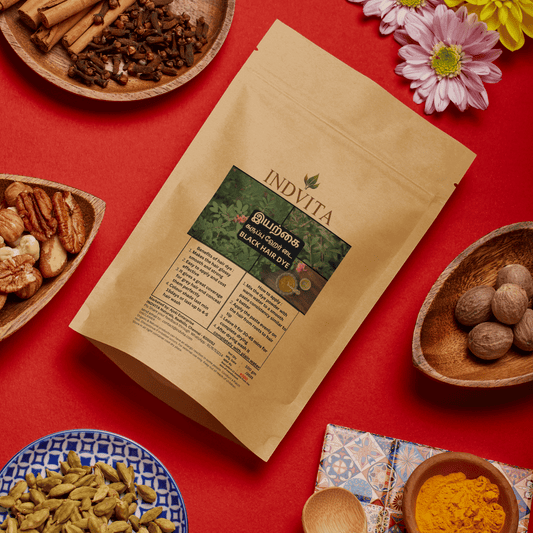 Herbal Black Dye– Ammonia - Free - INDVITA