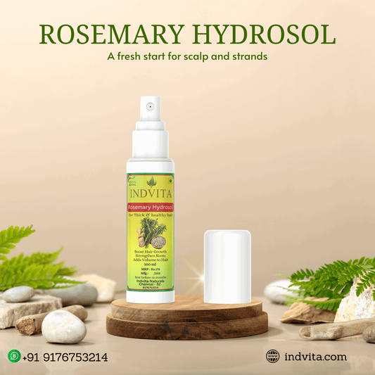 Rosemary Hydrosol for Scalp & Skin Health - INDVITA