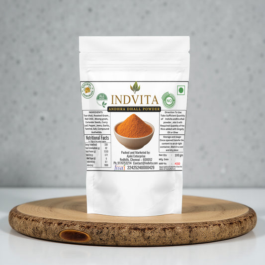 Andhra Rice Dal Powder – Authentic Taste, Wholesome Nutrition