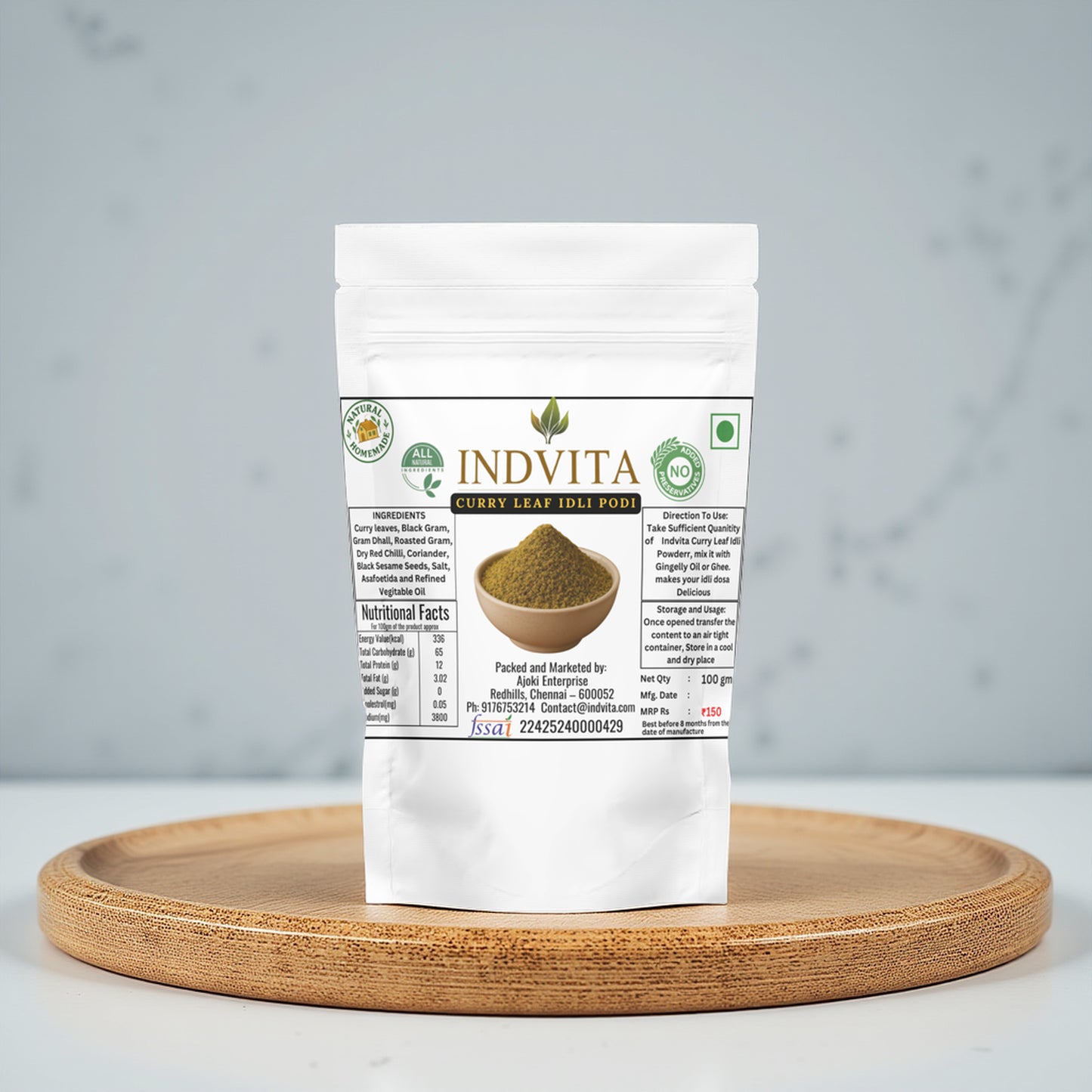 Curry Leaf Idli Powder – Flavor with a Health Boost