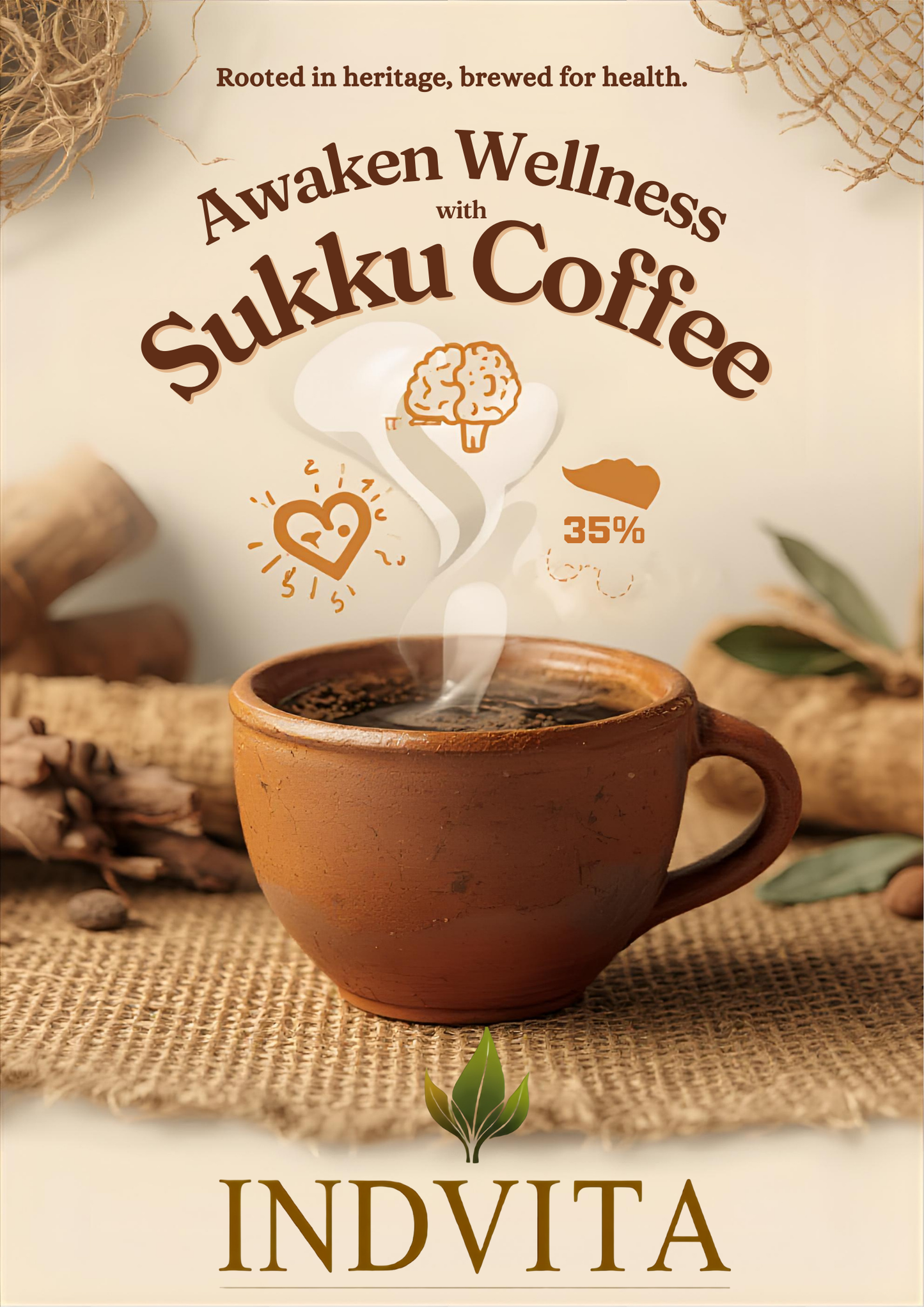 Sukku Coffee Powder | Traditional Dry Ginger Herbal Drink | Caffeine Free