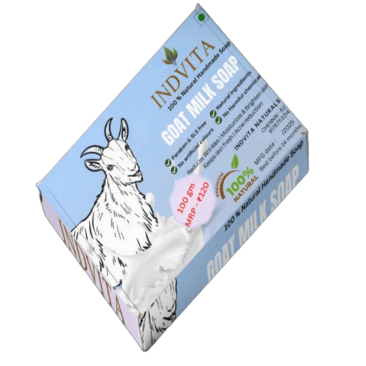 Cold Processed - Goat Milk Hydrating Soap - INDVITA