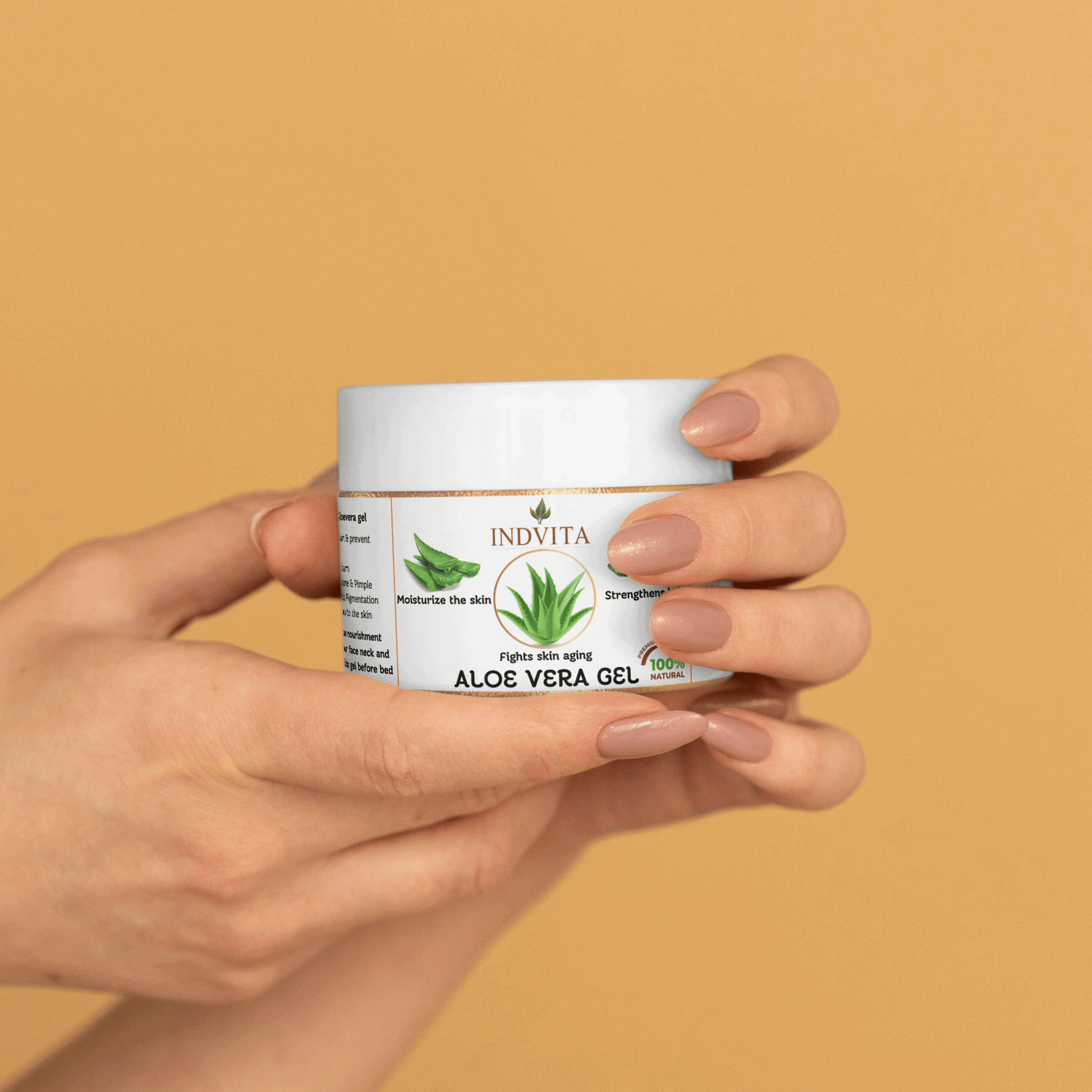 Pure Aloe vera Gel - Premium & Natural - INDVITA