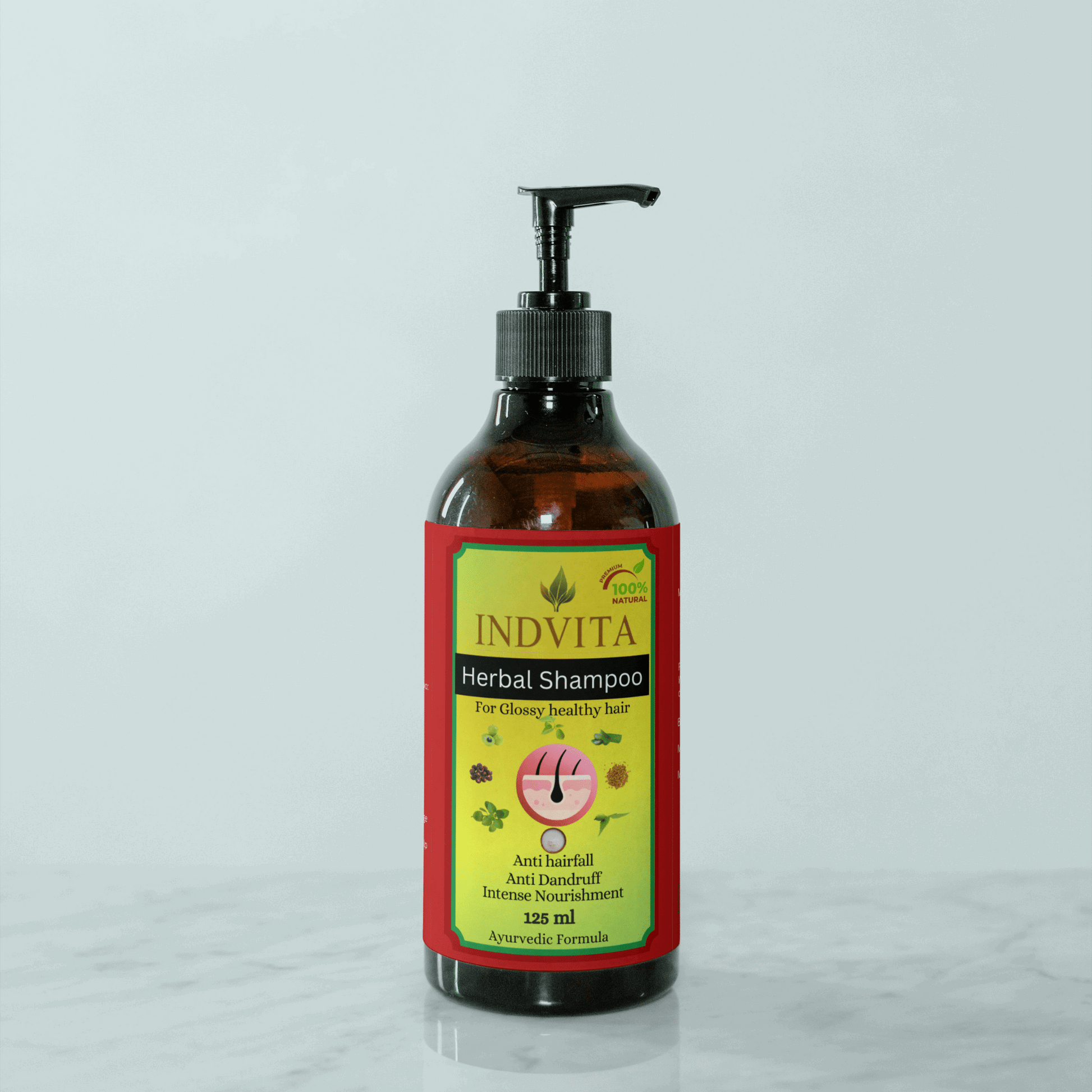 Strength & Shine: Herbal Repair Shampoo - INDVITA